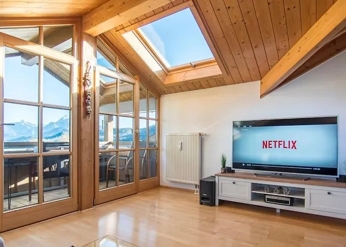 Alpenblick Am Weissensee Ruhiges Mit Balkon, Kamin Und Netflix Füssen